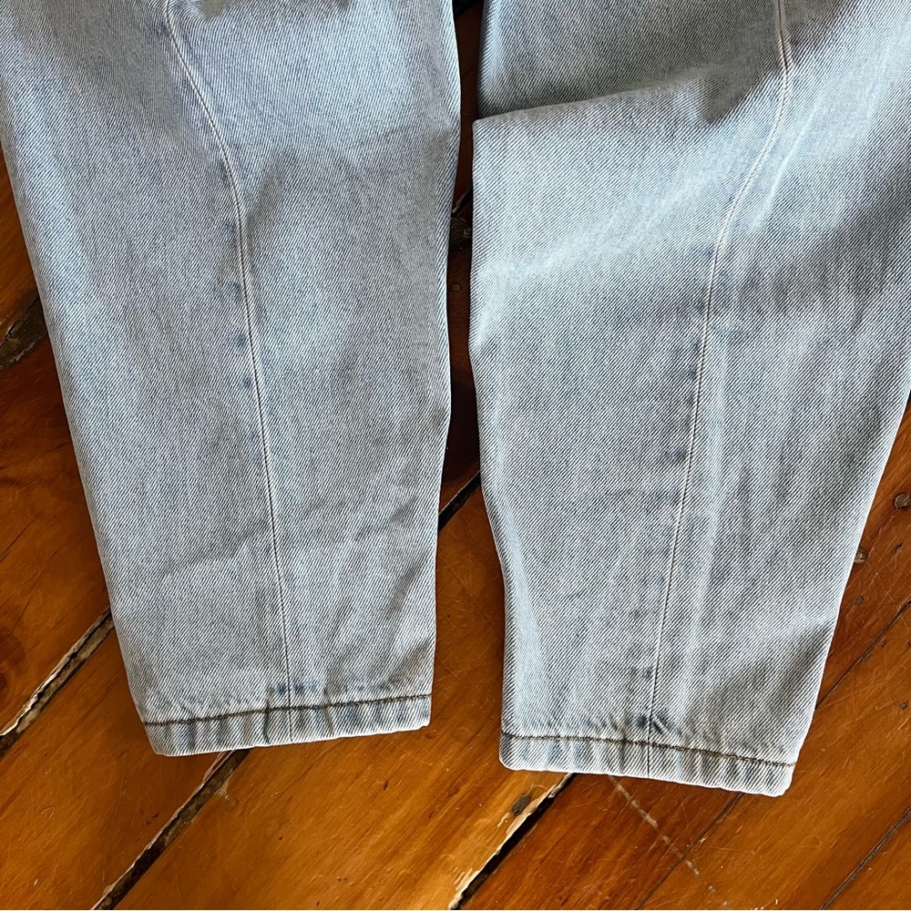 Poetry High Rise Cropped Tapered Jeans Light Wash Denim Size 10 - Picture 16 of 16